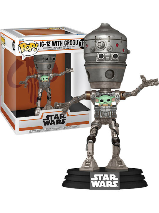 Funko Pop! Deluxe: IG-12 with Grogu Bobble-Head