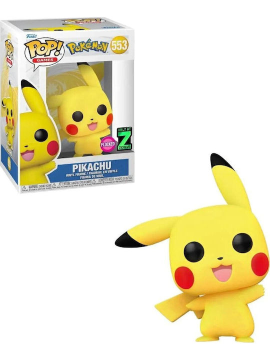 Funko Pop! Flocked Games: Pokemon - Pikachu 553 Special Edition