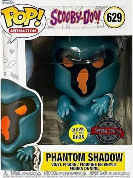 Funko Pop! Animație: Scooby Doo - Phantom Shadow 629 Strălucește în întuneric Ediție Specială