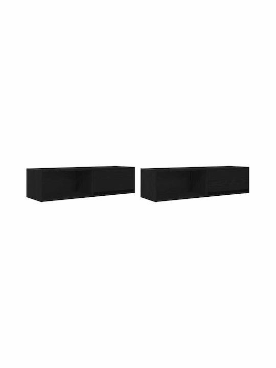 TV Stand Black 100x31x25.5cm