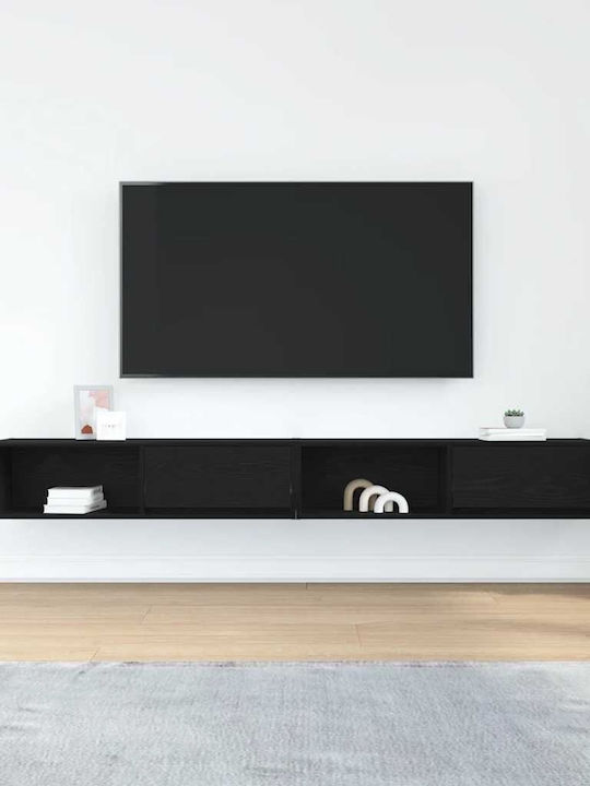 TV Stand Black 100x31x25.5cm