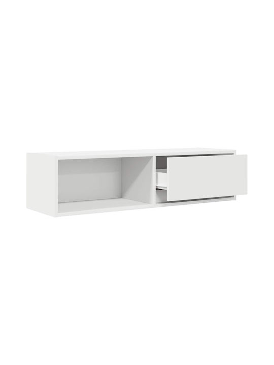 Έπιπλο Τηλεόρασης Λευκό Μ100xΠ31xΥ25.5cm