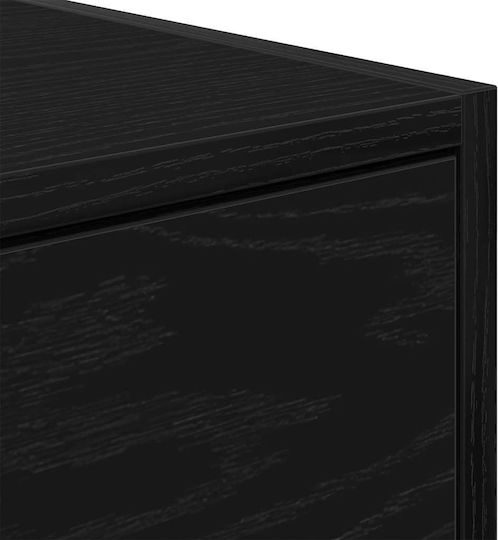 Έπιπλο Τηλεόρασης Μαύρο Μ100xΠ31xΥ25.5cm
