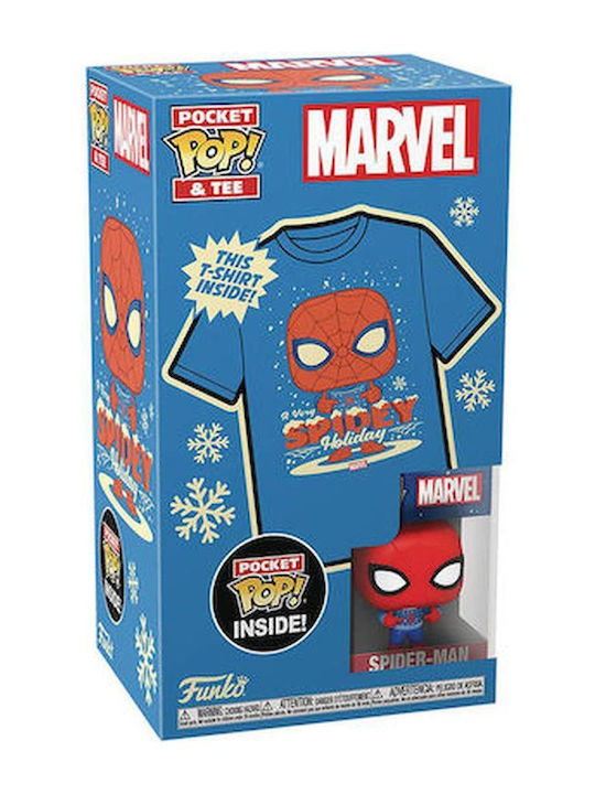 Funko Pop! Tees Marvel: Holiday Spiderman Child (M) Child (M) Bundle Funko Pop! Tees Marvel: Holiday Spiderman Child (M) Child (M) Bundle