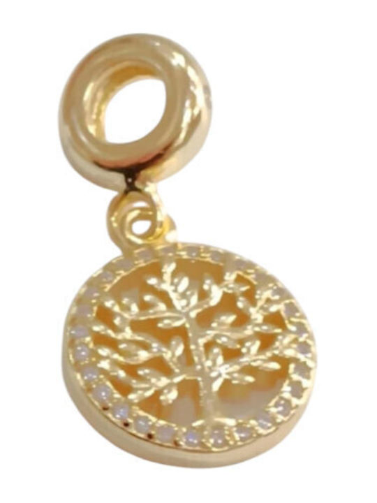 Kalliopi Silver Kremling Baum aus Vergoldetem Silber mit Zirkon