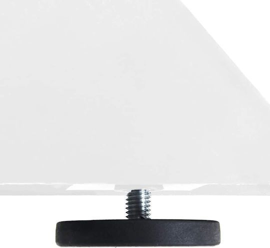 vidaXL Pliabilă Stand de masă din Metal Alb 120x68x72cm