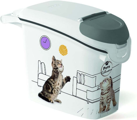 Curver Plastic Food Storage Container for Cat 15ml in White Color