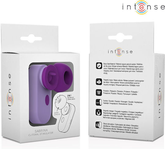 Intense Sabrina Clit Mini Κλειτοριδικός Δονητής 6cm Μωβ