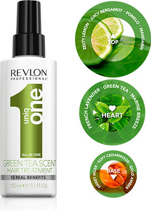 Revlon Uniq One Green Tea Lotion Μαλλιών για Ενδυνάμωση 150ml