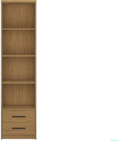 Bibliothek Pavi Braun 50x33.8x197.2cm