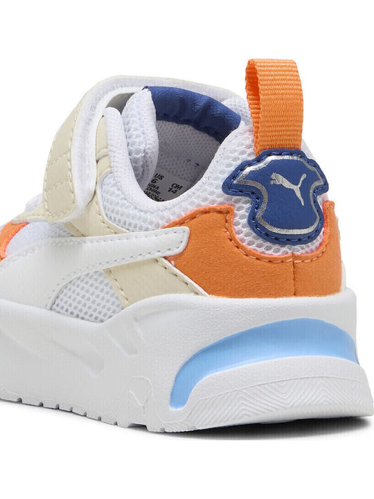 Trinity Ac+inf Παιδικά Sneakers με Σκρατς Λευκά