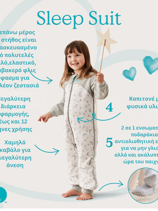 Love to Dream Winter Sleeping Bag with Feet 2.5 Tog White