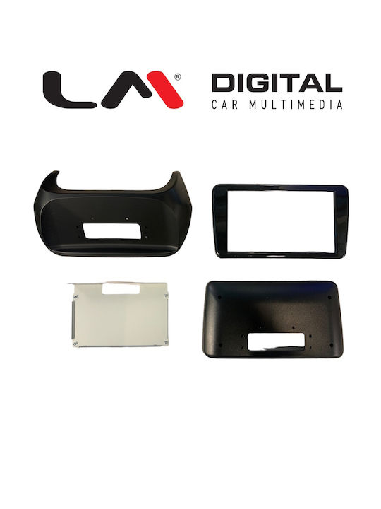 LM Digital Sistem Audio Auto pentru Peugeot Bipper Fiat Fiorino Citroen Nemo 2007 - 2014 (Bluetooth/USB/WiFi/GPS/Apple-Carplay/Android-Auto)