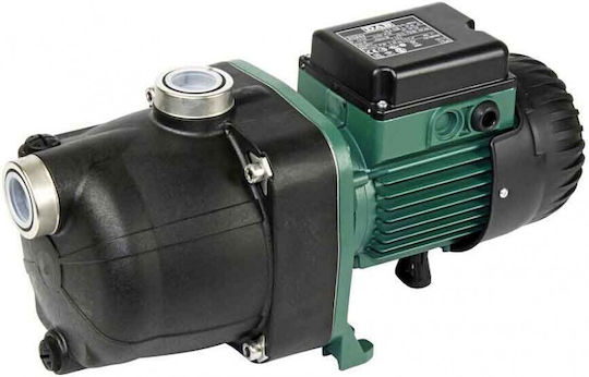 DAB Jetcom 102 M Electric Surface Water Pump with Automatic Suction 1hp for Waters with Chlorine Single-Phase
