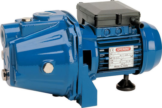 Speroni Cam 40 Electric Surface Water Pump with Automatic Suction 0.75hp Single-Phase