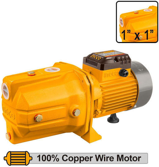 Ingco Electric Surface Water Pump with Automatic Suction 1hp