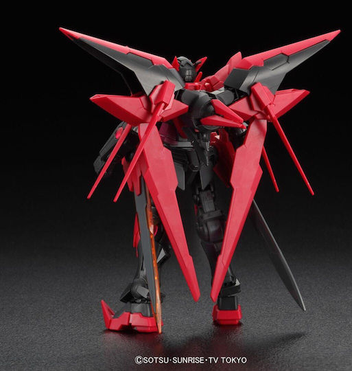Namco - Bandai Gundam HGBF Gundam Exia Dark Matter Фигура За Действие Височина 13см Мащаб 1:144