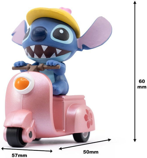 Disney Lilo & Stitch Motorcycle Pink Collectible Figure 10cm