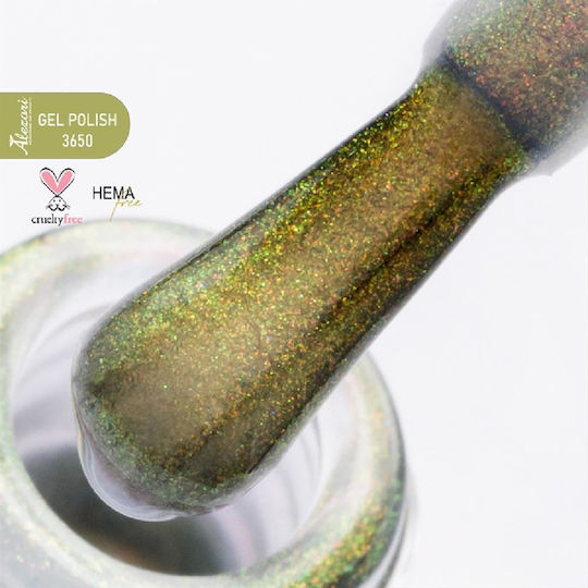 Alezori Glamour Хибриден Лак за Нокти 01 с Glitter 15мл 1бр