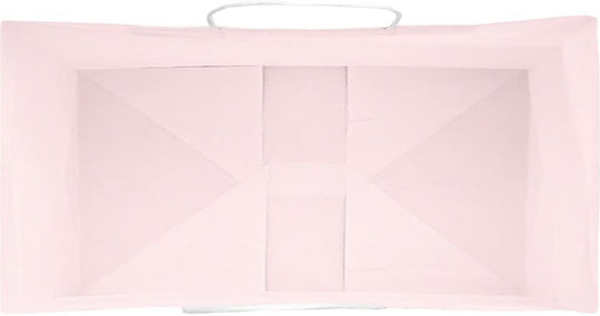 vidaXL Χάρτινη Τσάντα για Δώρο Ροζ 21x28x11εκ. 50τμχ