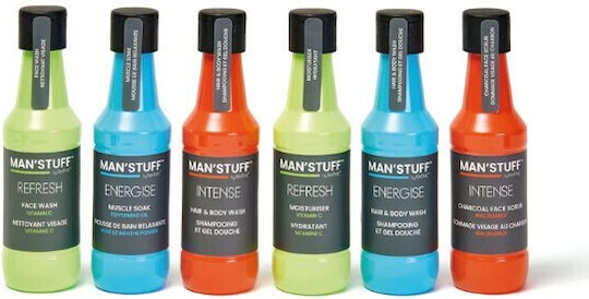 Technic Man’stuff Set Îngrijire pentru Hidratare, Curățare facială & Curățare corp 6buc