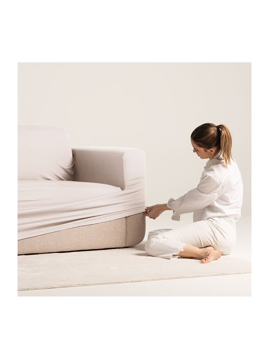 Aithrio Multistretch Anza Elastic Cover for Armchair C/1 Ivory Coast 1pcs ANZA-C/1-Ιβουάρ-Πολυθρόνα