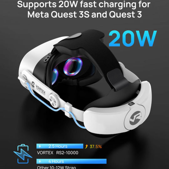 Head Elite Strap Battery 8000 mAh + Meta Quest 3 Earphones