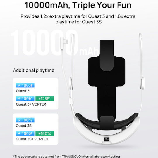 Head Elite Strap Battery 8000 mAh + Meta Quest 3 Earphones