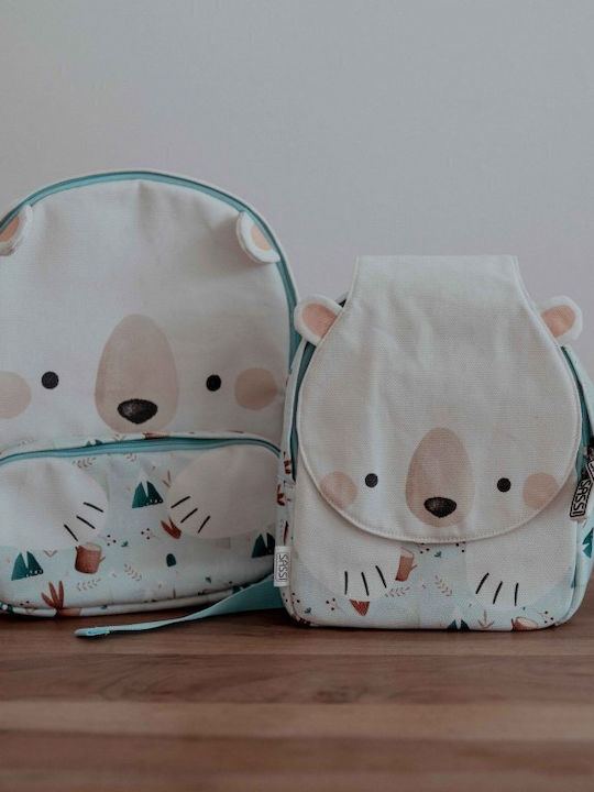 Sassi Junior Sloth Sloth School Bag Backpack Kindergarten Multicolour with Water Bottle Holder