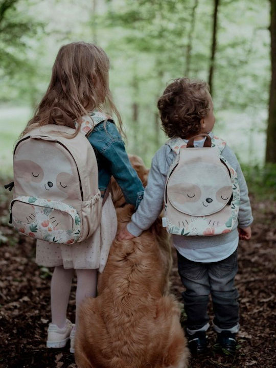 Sassi Junior Sloth Sloth School Backpack Kindergarten with Water Bottle Holder Multicolour