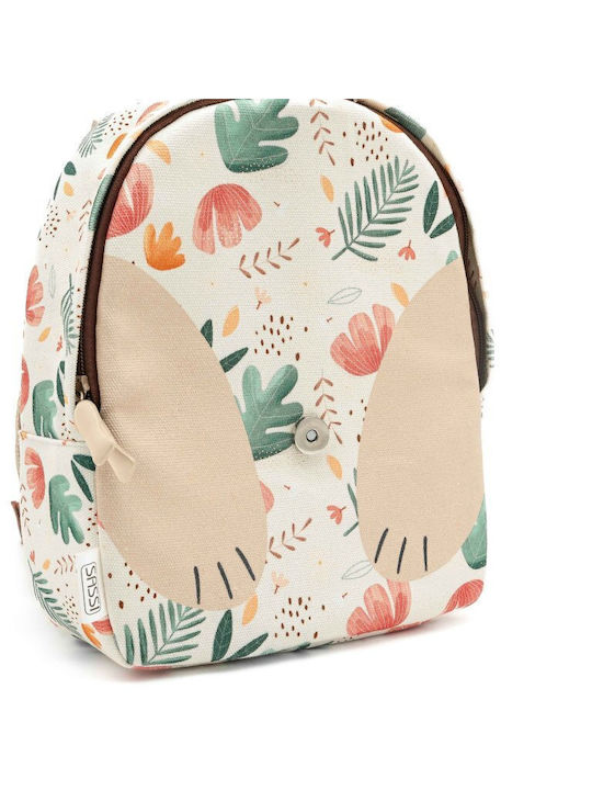Sassi Junior Sloth Sloth School Bag Backpack Kindergarten Multicolour with Water Bottle Holder