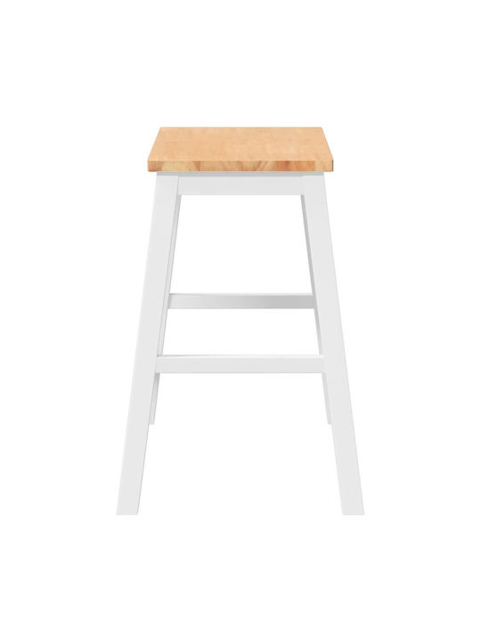 Hocker Bar mit Rückenlehne Hölzernes Coffee 2Stück 52x41x63cm