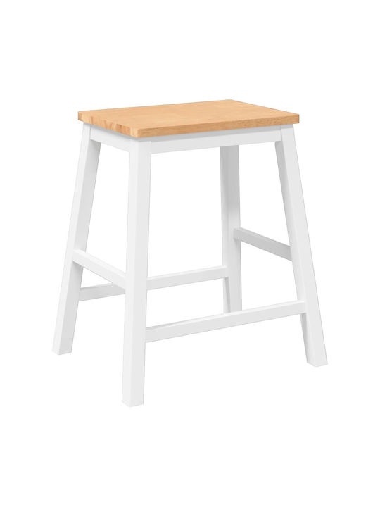 Hocker Bar mit Rückenlehne Hölzernes Coffee 2Stück 52x41x63cm