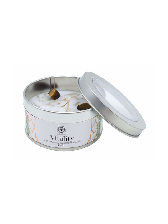 Κερί Πολύτιμους Λίθους Gemstone Candle Vitality Sweet Ginger