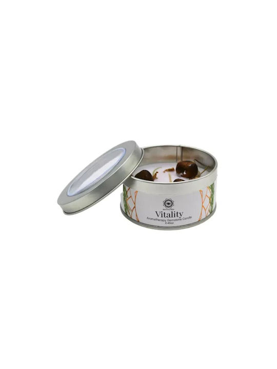 Κερί Πολύτιμους Λίθους Gemstone Candle Vitality Sweet Ginger