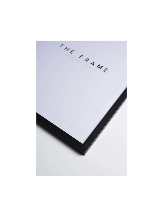 Poster & Frame Fotorahmen Hölzernes mit Schwarzem Rahmen