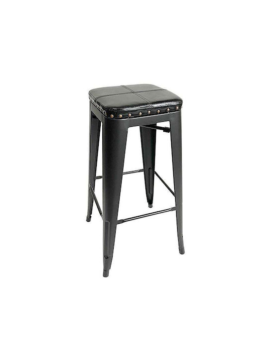 Stool for Bar Outdoor Relix Black 42x42x76cm