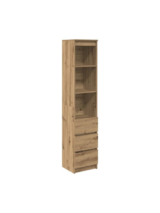 Bookcase Coffee 37.5x35x180cm