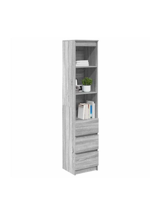 Bibliothek Grau Sonoma 37.5x35x180cm