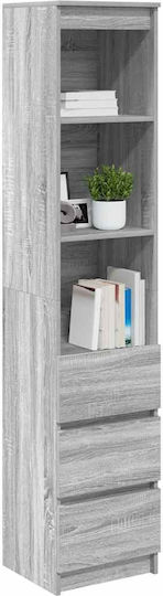 Grey Sonoma Bookcase 37.5x35x180cm