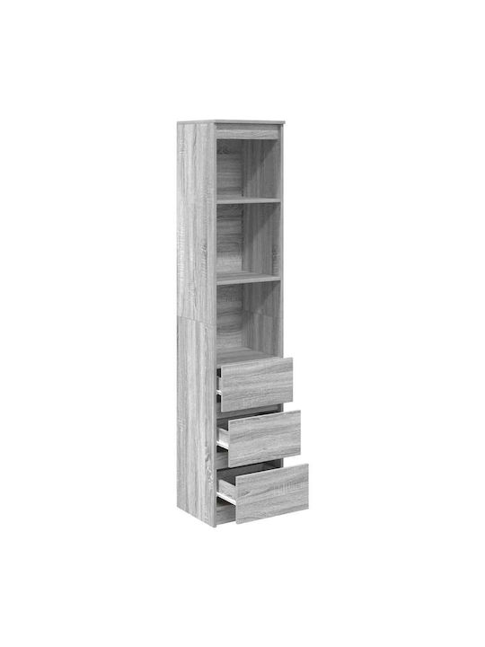 Bibliothek Grau Sonoma 37.5x35x180cm