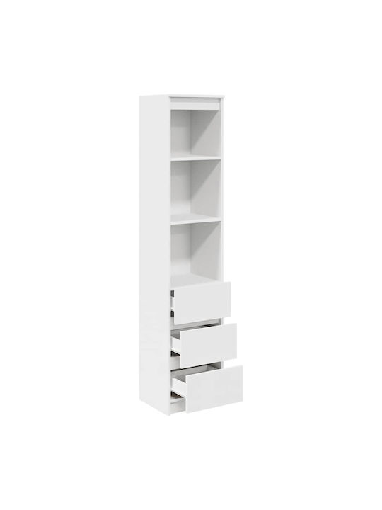 Βιβλιοθήκη Λευκό 37.5x35x180εκ.