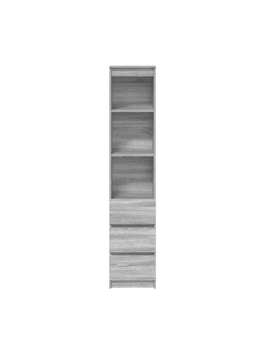 Bibliothek Grau Sonoma 37.5x35x180cm
