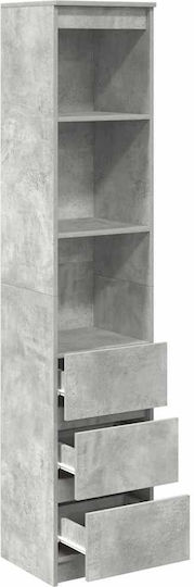 Bibliothek Grau 37.5x35x180cm
