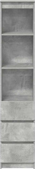 Bibliothek Grau 37.5x35x180cm