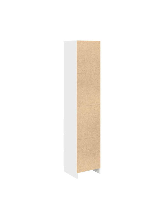 Βιβλιοθήκη Λευκό 37.5x35x180εκ.