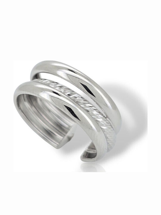 Mentzos Women's Silver Ring