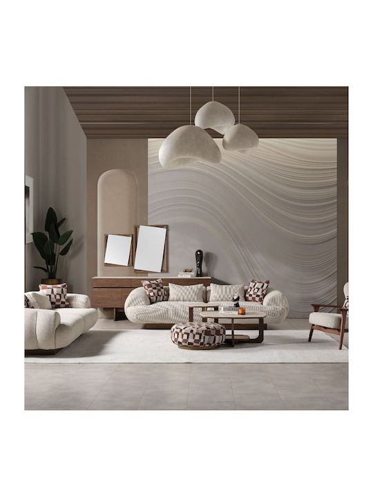 Μπουφές Stone Ξύλινος με Καθρέπτη Καφέ 210x48x79cm