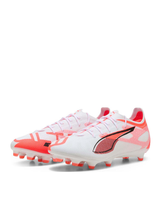 PUMA Ultra 5 Pro Football Shoes with Cleats White