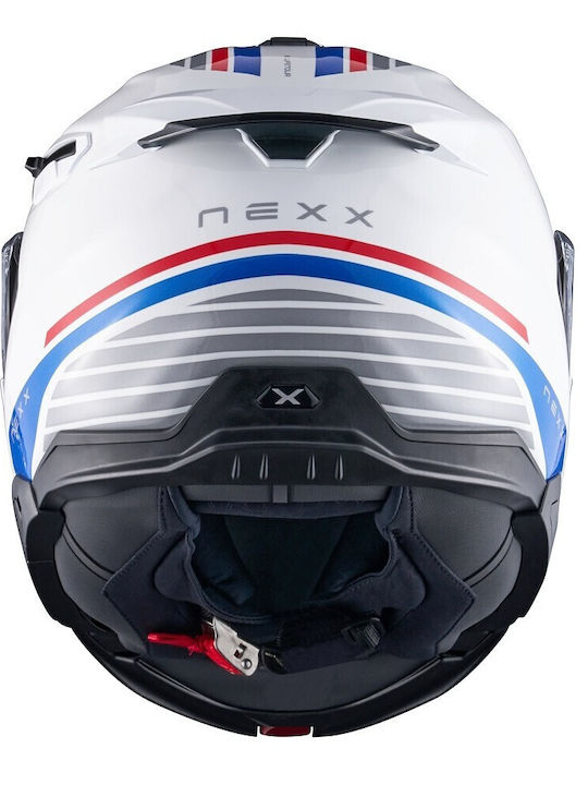 Nexx X.Lifetour White / Blue Motorradhelm Modular DOT / ECE 22.06 1800gr mit Pinlock